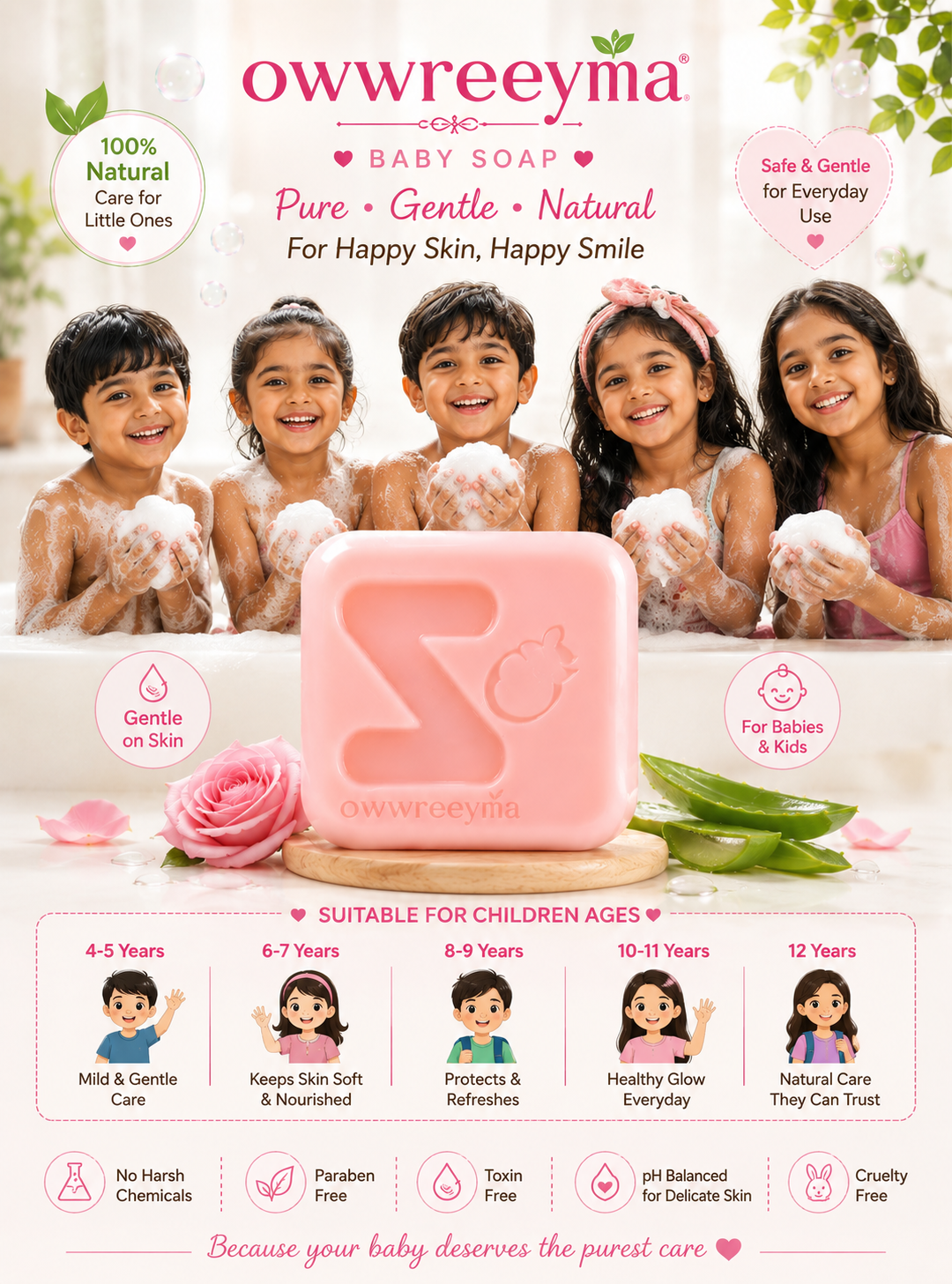 owweeeyma baby soap